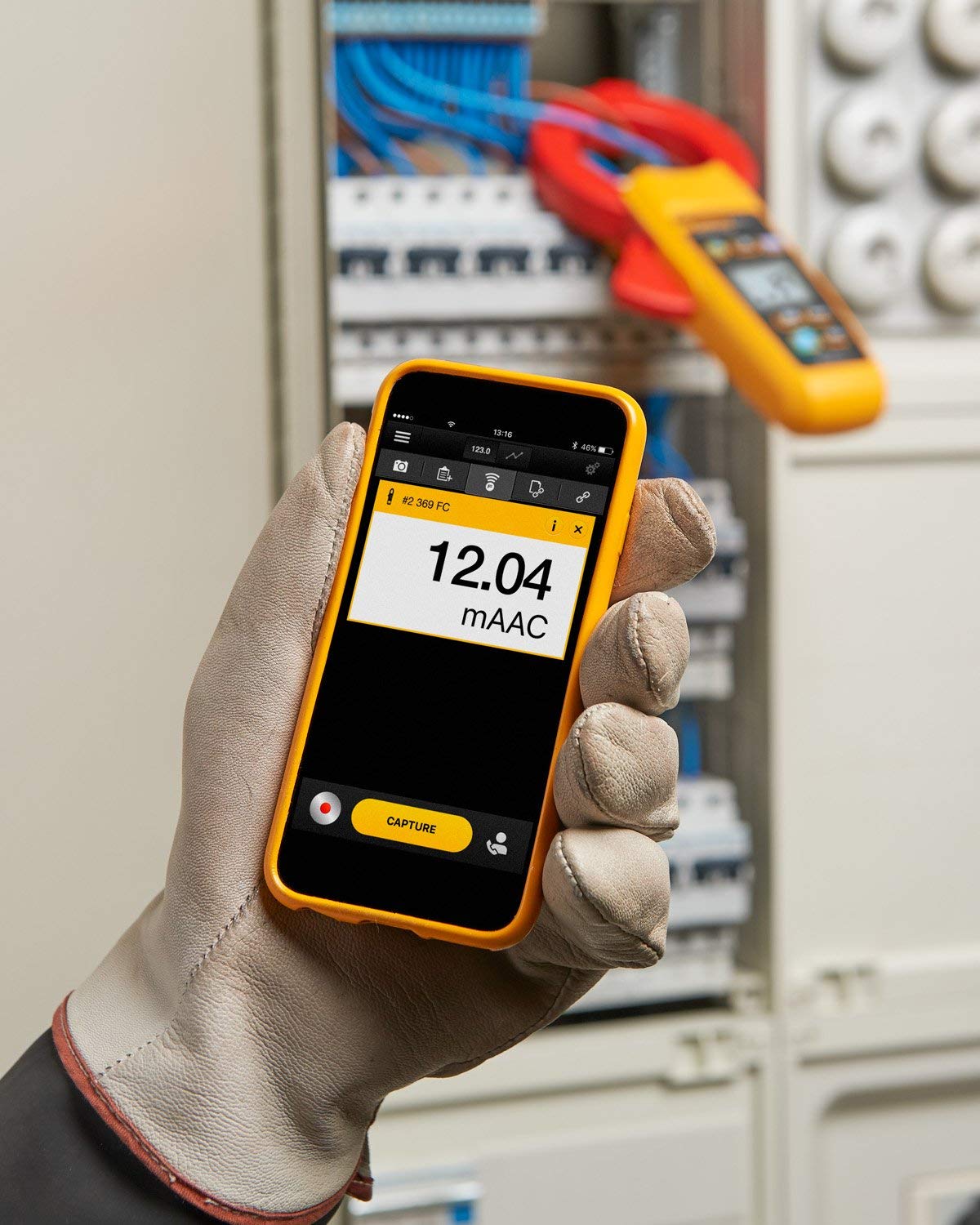 Fluke 369 FC inalámbrico fuga Pinza amperimétrica, 61 mm mandíbula