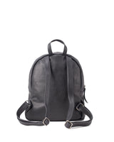 BIBA Bolso de Mujer de Cuero Genuino, Mochila Leather Jersey X JEX7L, Asa Larga, Cierre con Cremallera, Piel Bovina Legítima, Color Negro