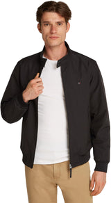 Tommy Hilfiger Cortavientos Hombre Harrington impermeable, Negro (Black), L