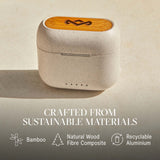 House of Marley Redemption ANC 2 Auriculares Inalámbricos con Cancelación Activa de Ruido - IPX5 True Wireless, 24H de Reproducción, Bluetooth con Micrófono, Control Táctil, USB-C, Crema