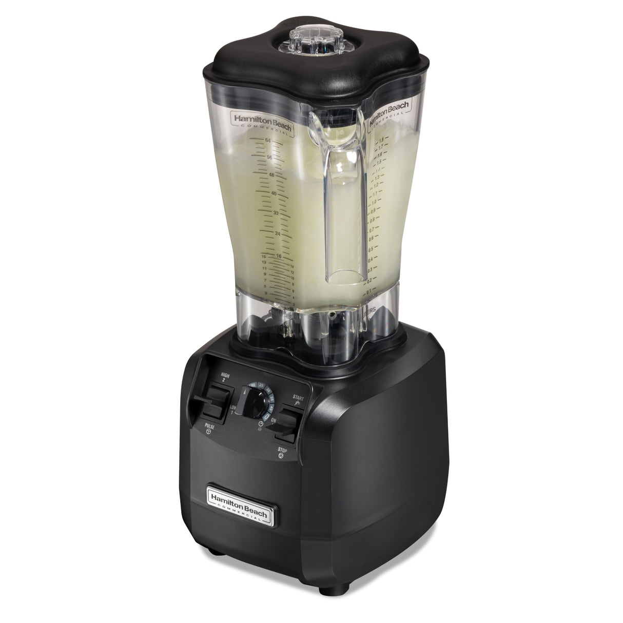 Hamilton Beach - HBH550R - Batidora Fury con temporizador y recipiente de 1,8L sin BPA
