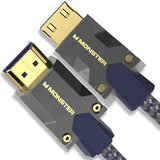 Monster Cable HDMI M3000 de 1,5 m, cable HDMI 2.1, cable HDMI 8K, cable HDMI de ultra alta velocidad 48 Gbps, 8 K a 60 Hz, 4K a 120 Hz, HDR, eArc, conectores dorados, cable de TV compatible con