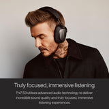 Bowers & Wilkins Px7 S3 Auriculares Over-Ear Bluetooth, Cancelación de Ruido, Sonido Hi-Res, aptX Lossless, 30h Reproducción, 8 Micrófonos, Carga Rápida - Azul Frost