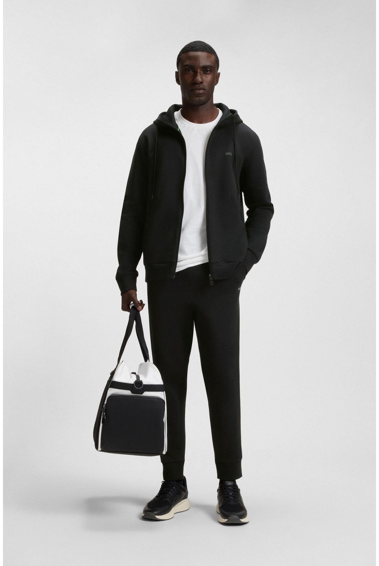 BOSS Saggy Sudadera, Negro1, M para Hombre