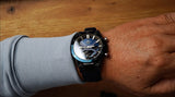 Casio Edifice Suspension Limited Edition 50th Anniversary Men's Watch Black and Blue Background ECB-2000SS-2AER