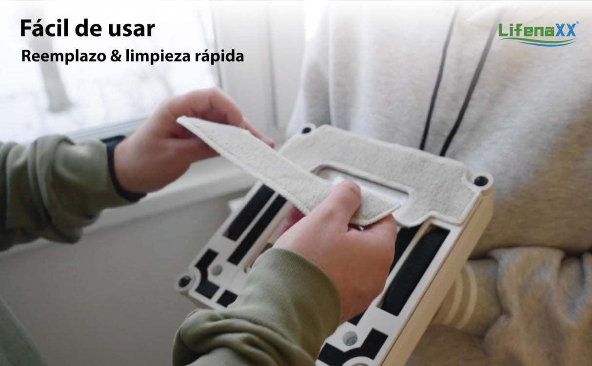 Lifenaxx LX-047, robot eléctrico limpiacristales avanzado con 4 boquillas de pulverización, 4 programas de limpieza, motor sin escobillas, mando a distancia - también para las ventanas sin marco