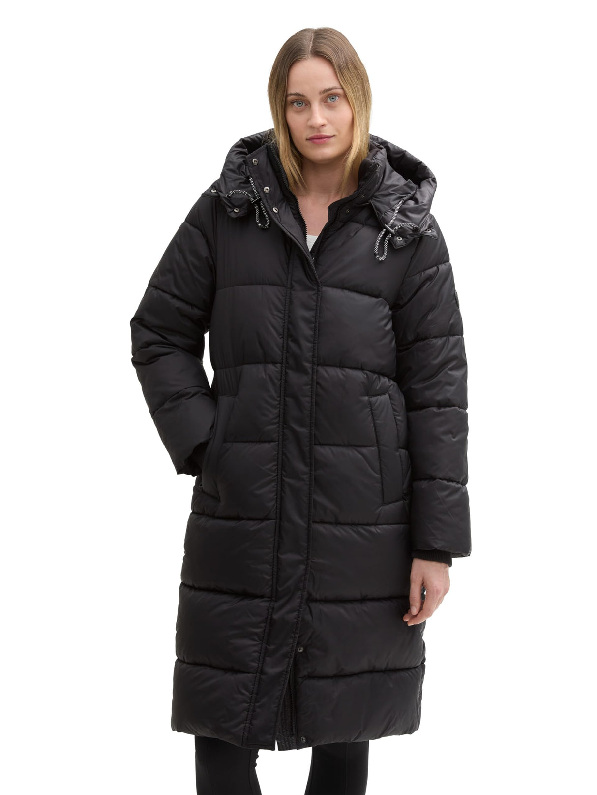TOM TAILOR 1042917 Chaqueta, 14482-deep Black, M Mujeres