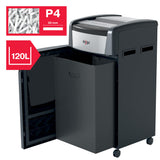 Rexel XP426+ Cross Cut Paper Shredder, Shreds 26 Sheets At Once, P4 Security Level, Jam-Free Technology, Office Use, 120 Litre Pull-Out Bin, Black, Momentum Extra Range, 2021426XEU