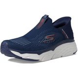 Skechers MAX Cushioning Elite Advantageous, Sneakers,Sports Shoes Hombre, Navy Textile/Synthetic, 45 EU