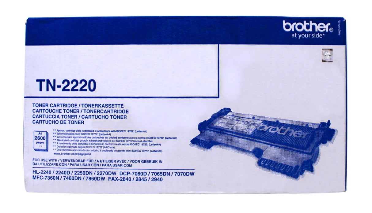 Brother TN2220 - Cartucho de tóner, color negro
