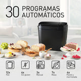Panasonic SD-R2530 Panificadora Automática con Dispensador, 850 W, Sensor de Temperatura, Temporizador Digital 13H, 30 Programas, Negro