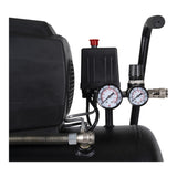 STIER Compresor LKT 240-8-24, 1100 W, presión máxima 8 bar, depósito de 24 litros, 21 kg, adecuado para aplicaciones por ejemplo con pistolas de soplado, pistolas de pintura, pistolas de remaches