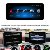 12.3inch Android Pantalla CarPlay Autoradio para Mercedes Benz A CLA GLA W176 W117 X156 NTG5