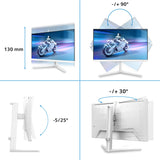 Philips Evnia 27M2N5901A Monitor Gaming 27” UHD, 160Hz, Fast IPS, 0.5ms MPRT, Adaptive Sync, HDR400, Altura Ajustable, Altavoces, G-Sync Comp., (2560x1440, HDMI 2X 2.1, DP 1x 1.4 USB Hub) Blanco