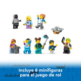 LEGO City Montaña Rusa de Robot World de Juguete para Parque de Atracciones con 8 Minifiguras, Regalo para Niños y Niñas de 8 Años o Más, Juego Creativo de Aventuras 60421
