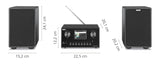 Imperial DABMAN i310 CD DAB+/FM/Internet - Sistema HiFi con reproductor de CD
