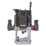 Trend T14EK 2300W 12mm Fresadora de taller de velocidad variable 230V EU, profundidad de entrada de 80 mm, perfecto para uso manual y de mesa fresadora, T14EK/EURO