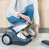 Black+Decker BXVMB700E Aspirador de Trineo con Bolsa, 700W, HEPA13: extraíble y Lavable, 4L Capacidad, Zapata parquet Suelos delicados, Boquilla 2 en 1, Tubo telescópico Aluminio 470 mm