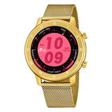 LOTUS Reloj Mujer 50038/1 Smartwatch Caja de Aleacion de Zinc Dorado Correa de Acero Inoxidable 316l Dorado