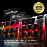 Steelseries Apex Pro Gen 3 Teclado Mecanico Gaming - HyperMagnetic Interruptores OmniPoint 3.0 - Accionamiento Ajustable - Rapid Trigger + Rapid Tap - Preajustes - Modo protección - USB-C - US QWERTY