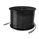 AISENS - A148-0699 - Cable HDMI V2.0 Aoc Premium Alta Velocidad/Hec 4K@60Hz 4:4:4 18Gbps, A/M-A/M, Negro, 125M