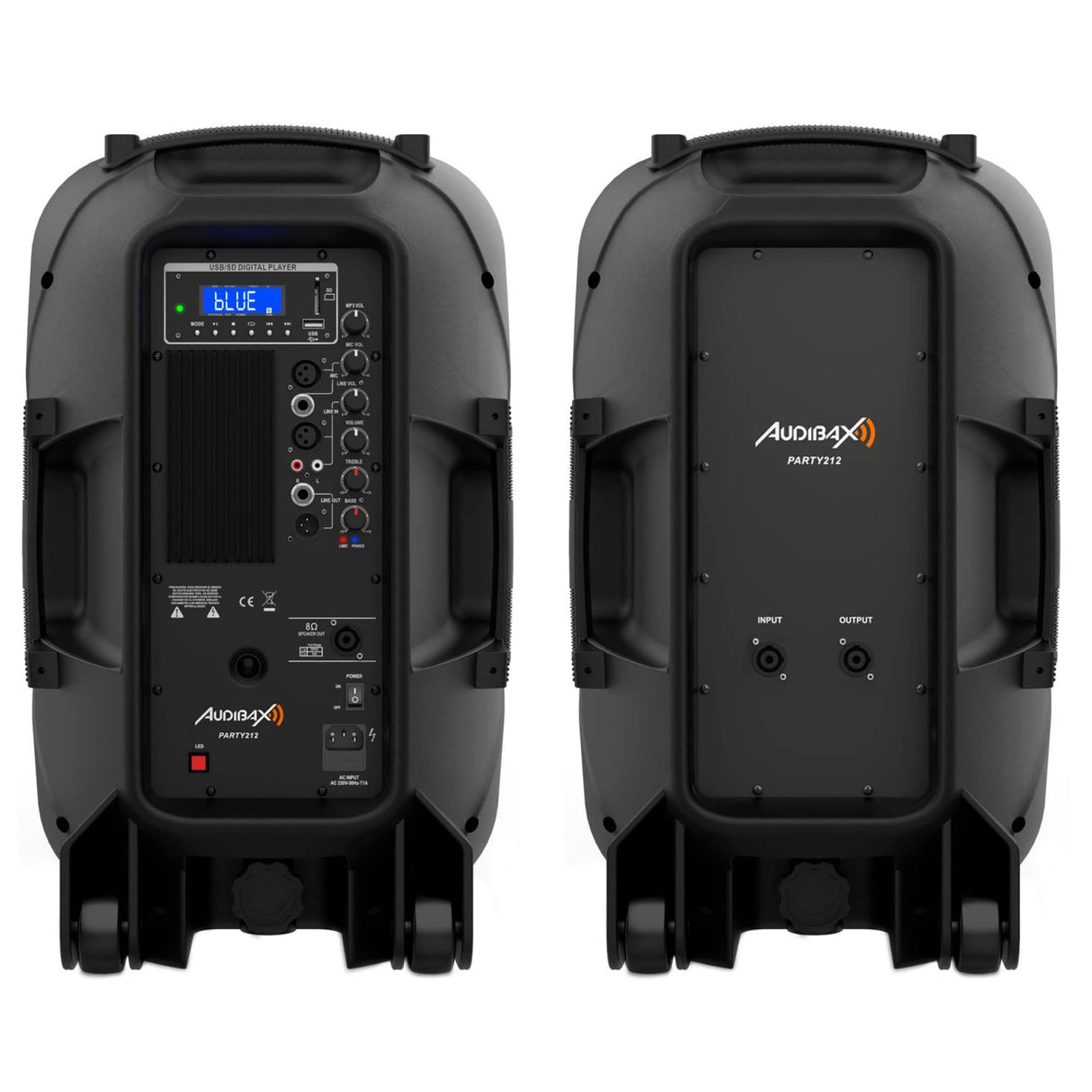 Audibax Party 212 Led Set 2 Altavoces 12