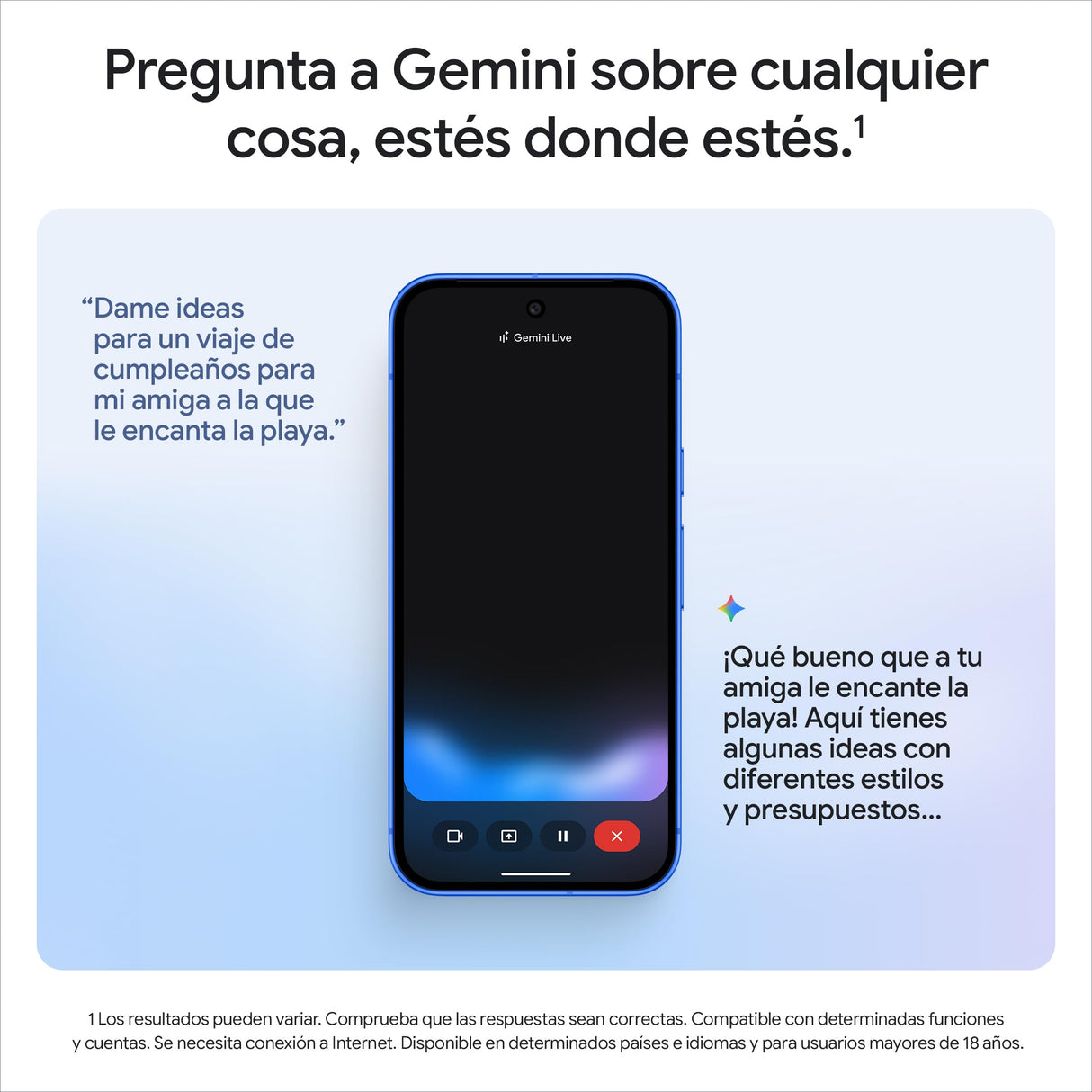 Google Pixel 10 - Smartphone Android Libre con Gemini, cámara Trasera Triple Avanzada, batería de más de 24 Horas y Pantalla Actua de 6,3" - Índigo, 128GB