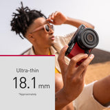 Panasonic Lumix S-R26E Lente De Montura L F8 de 26 mm, Lente De Cámara Gran Angular de Fotograma Completo, Longitud Focal Fija, Enfoque Manual, Anillo De Enfoque Mecánico, 58 g, Negro
