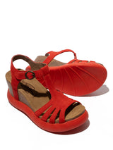 Fly London GAIT959FLY, Sandalias Mujer, Scarlet, 40 EU