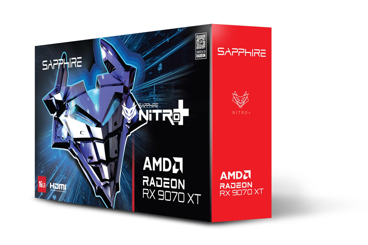 Sapphire Nitro+ AMD Radeon™ RX 9070 XT Gaming OC 16GB Dual HDMI/Dual DP