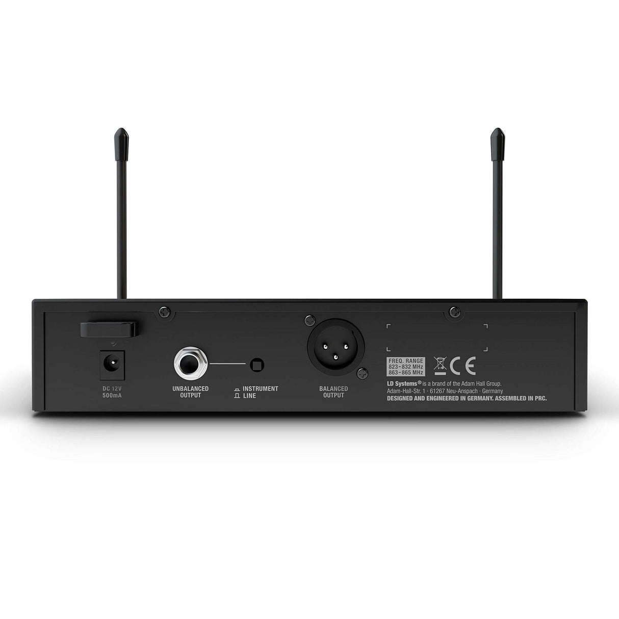 LD Systems U308 BPH - Sistema inalámbrico con petaca y micrófono de diadema - 863 - 865 MHz + 823 - 832 MHz