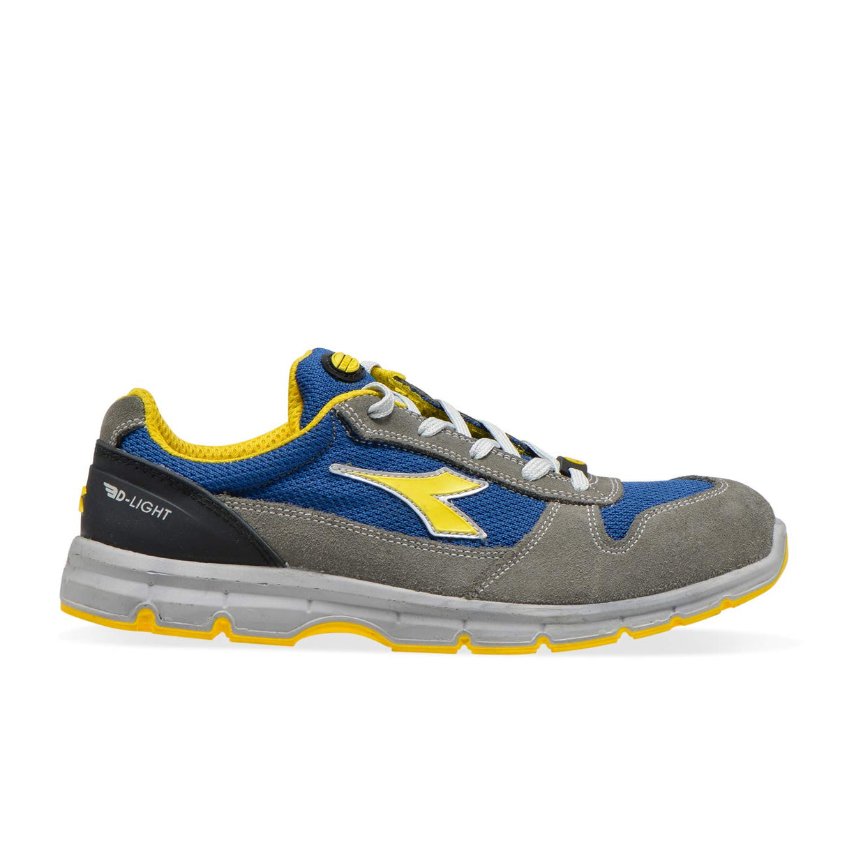 Utility Diadora RUN TEXT LOW S1P SRC ESD, Zapatillas Unisex Adulto, GRIS (CASTELLO/BLU INSEGNA), 45 EU