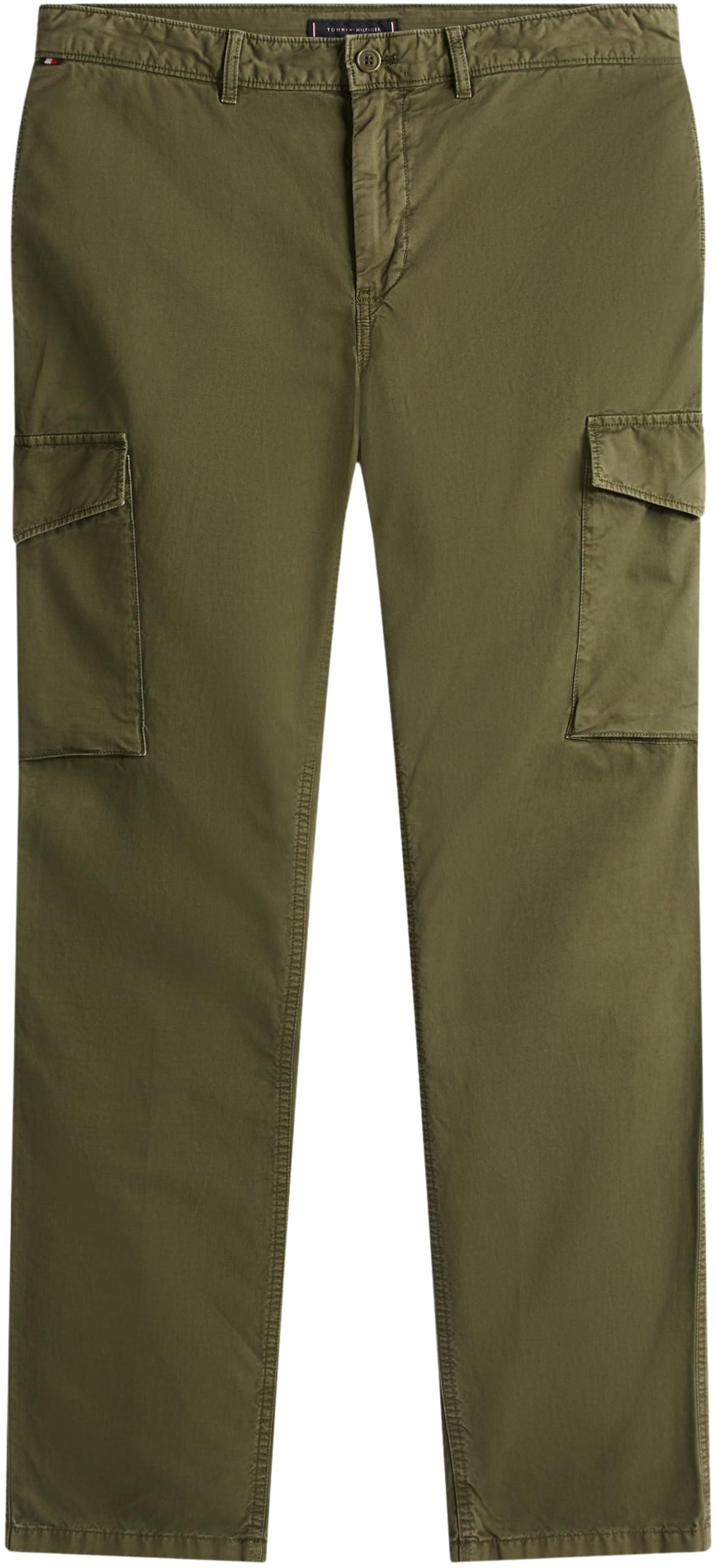 Tommy Hilfiger Denton LW Twill Cargo Mw0Mw39695, Green (Dark Greenery), 40W x 30L para Hombre
