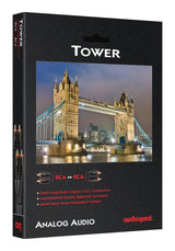 Audioquest 0.6m Tower RCA - Cables de Audio (3 m, 2 x RCA, 2 x RCA)