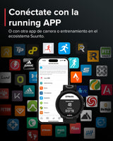 SUUNTO Run Reloj GPS Running, Pantalla Táctil AMOLED 1,32'', Ligero, Multideporte, Monitor Actividad, GPS Preciso, Seguimiento Cardíaco/Sueño, 12 Días Autonomía, 4GB Almacenamiento Música
