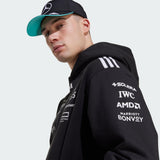 Adidas Hombre Mercedes - AMG Petronas Formula One Team Team Hood Men, Black/White, M