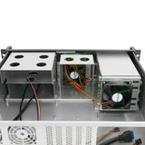 RackMatic - Caja rack 19" IPC microATX ATX 3U 2x5.25" 5x3.5" fondo 400mm