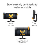 Asus TUF Gaming VG34VQEL1A - Monitor Gaming Curvo de 34 Pulgadas, UWQHD, 100 Hz, Extreme Low Motion Blur, Freesync, 1ms MPRT, 125% sRGB, HDR