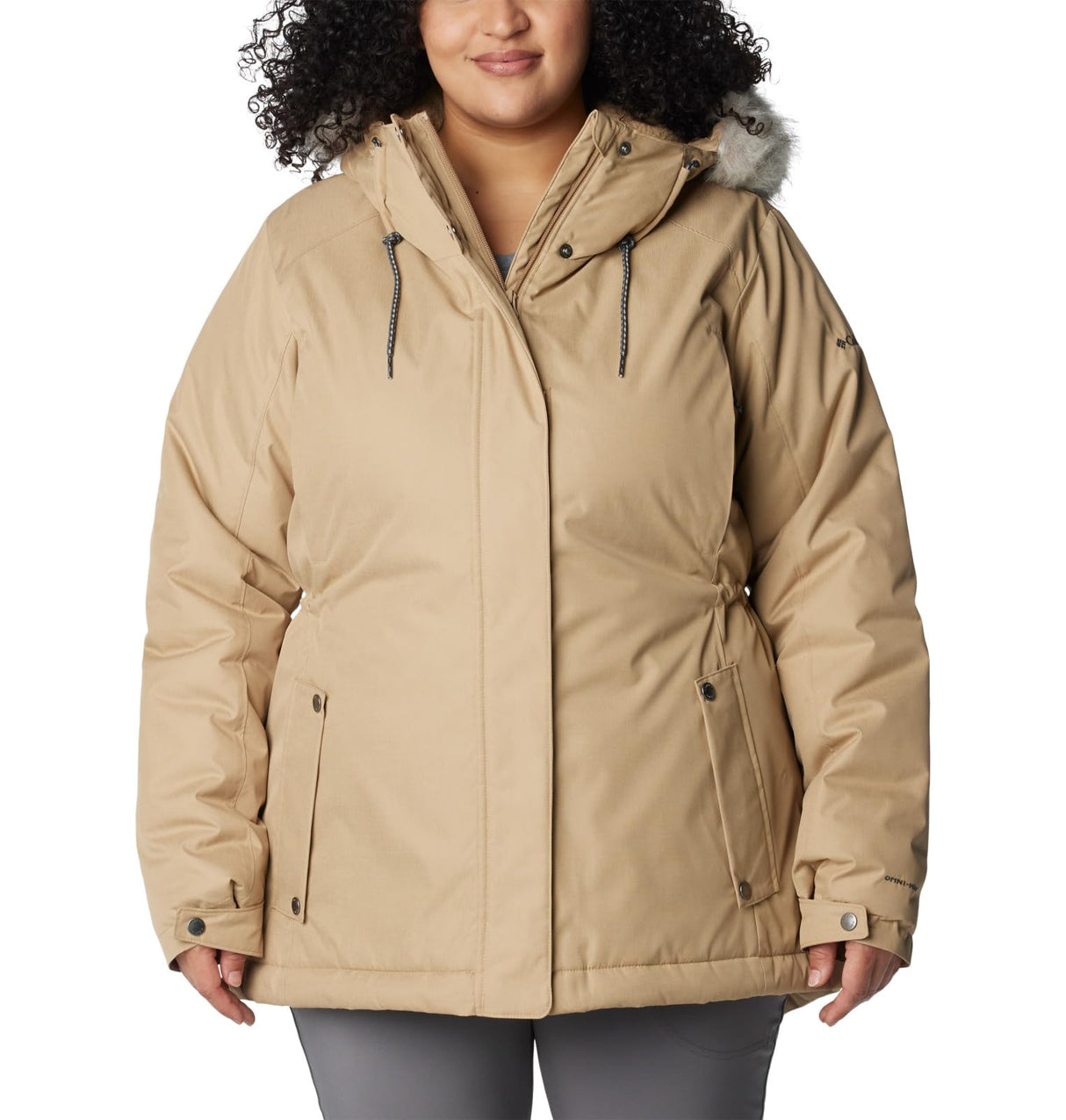 Columbia Suttle Mountain II Insulated Jacket Chaqueta, Mujer, marrón Claro, L
