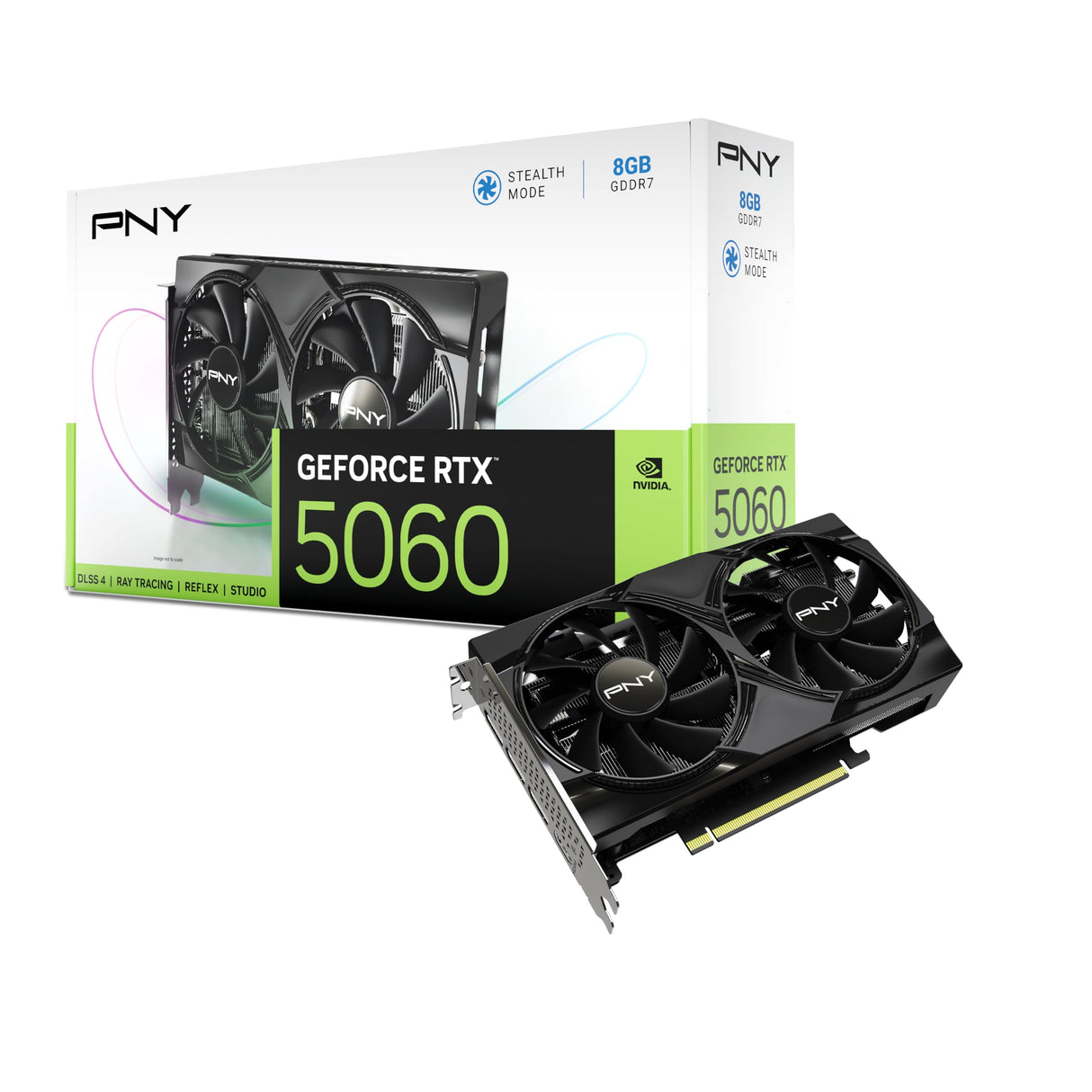 PNY Tarjeta Gráfica GEFORCE RTX™ 5060 8GB Dual Fan DLSS 4