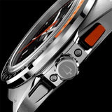 Bulova Reloj cronógrafo de Cuarzo para Hombre con Correa de Cuero 98B427, marrón, Moderno