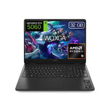 HP OMEN - Ordenador portátil Gaming 16" 2.5K WQXGA (AMD Ryzen AI 9 365, 32GB RAM, 1TB SSD, NVIDIA RTX 5060, FreeDos) Teclado QWERTY Español - Negro