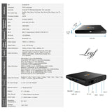 Leyf 4K Android TV Box Original Licensed by Google LLC and Netflix, Disney, Prime Video WiFi, Type-C, HDMI 2.1, USB 3.0, Ethernet, MicroSD/Smart TV, Chromecast, Youtube