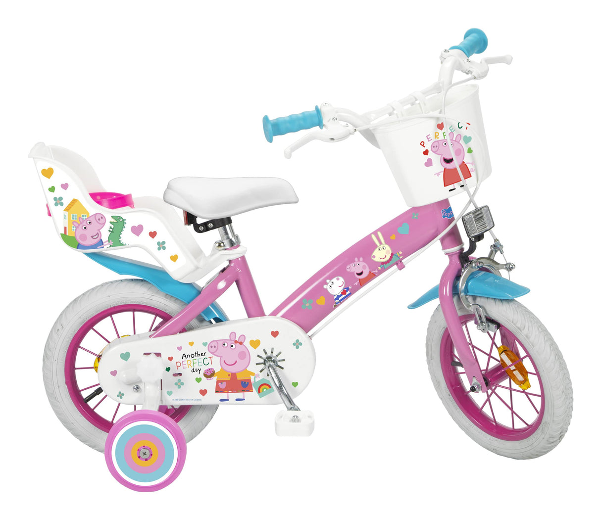 Bicicleta 12" Peppa Pig Rosa