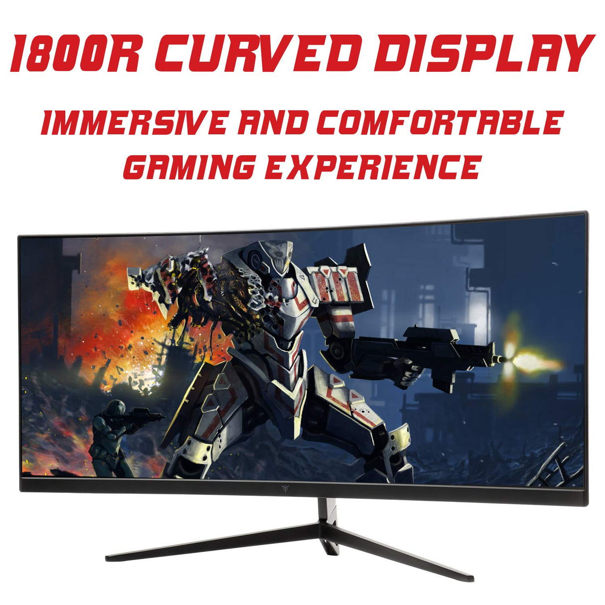 Itek Monitor GGC - 30" Curved R1800, WFHD 2560x1080 UltraWiide, VA, 200Hz, 21:9, 1ms MPRT, 3xHDMI, DP, Audio, HDR Ready, Adapt Sync, Negro