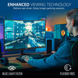 ViewSonic Monitor curvo VX2718-2KPC-MHD de 27», 2K, panel VA, 165 Hz, MPRT de 1 ms, sincronización adaptativa, 2 HDMI, DisplayPort, altavoces