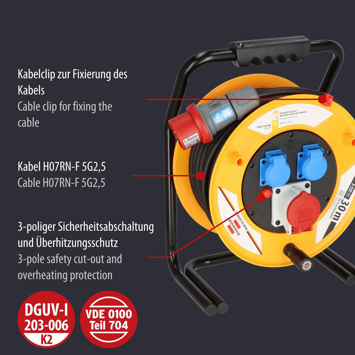 Brennenstuhl 1316300 - Alargador de cables