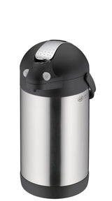 Alfi 30887020300 - Jarra dispensadora de Bebidas, 3 l, Acero Inoxidable Mate, Color Gris y Negro