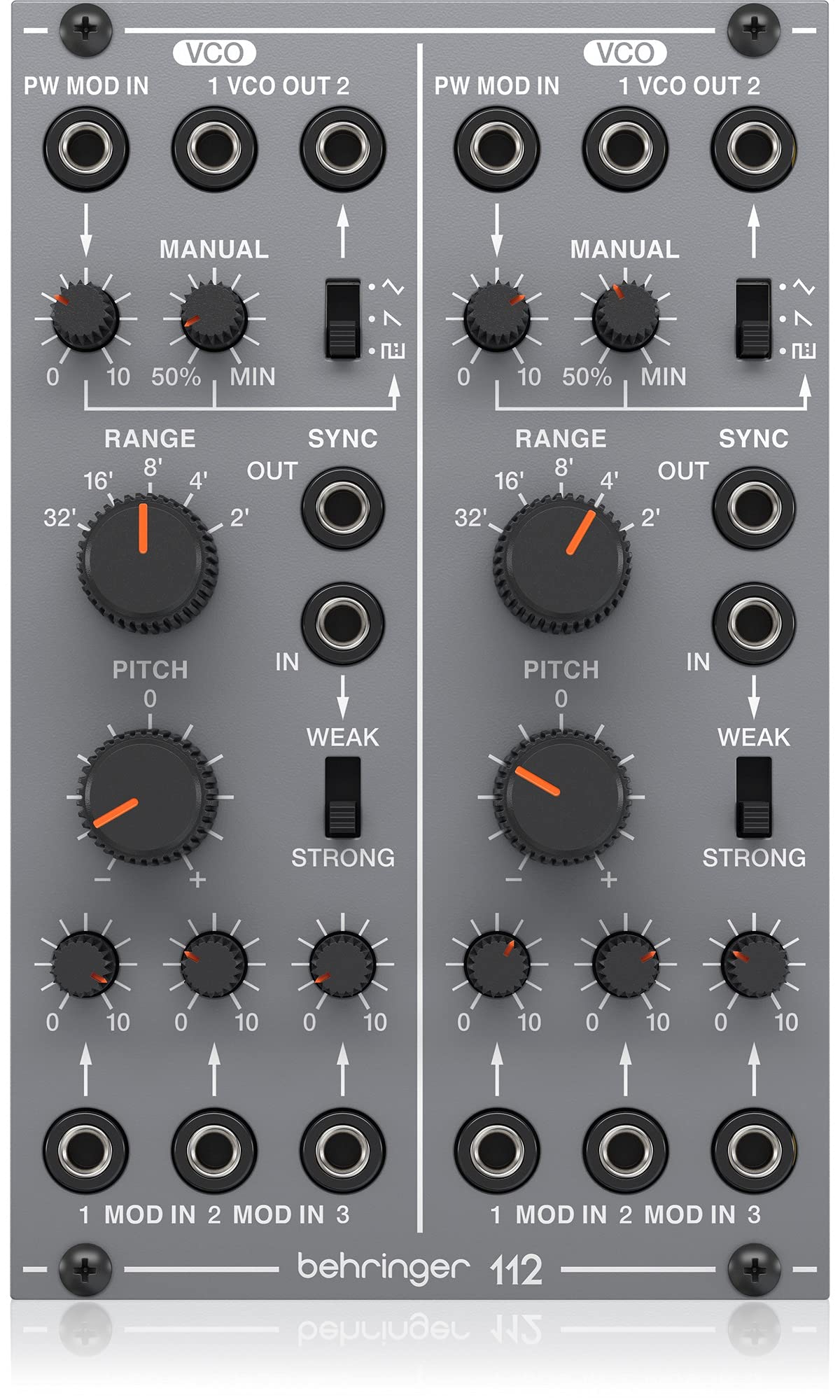Behringer 112 DUAL VCO Módulo VCO Analógico Doble Mítico Para Eurorack