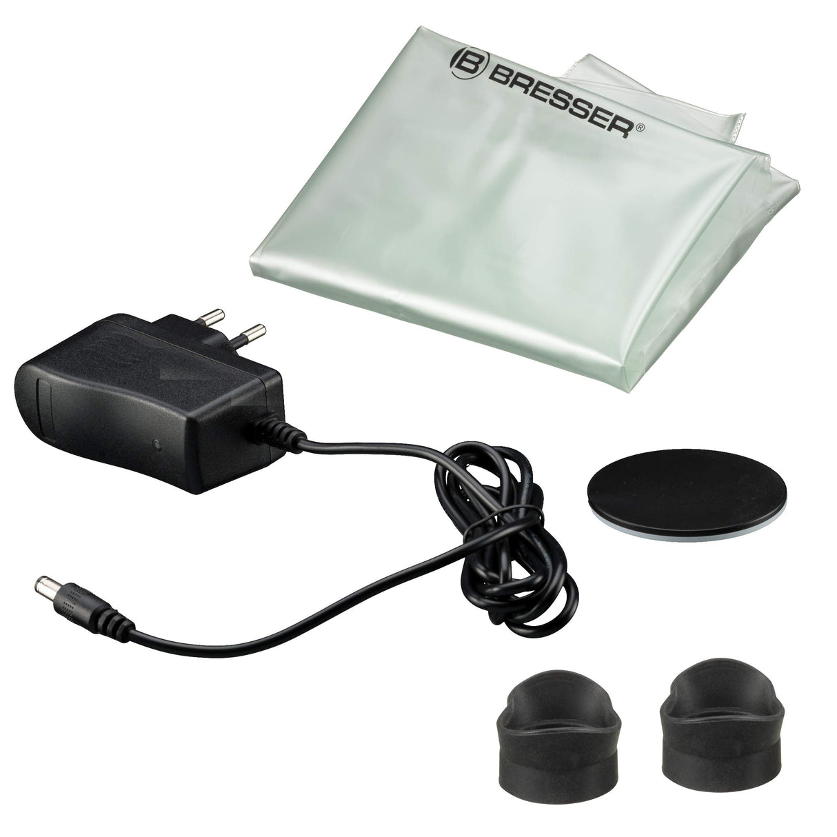 Bresser Microscopio Analyth STR 10x – 40x estéreo, luz difuminada y transmitida, microscopio, Color Negro